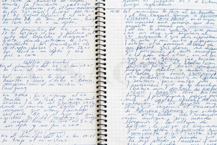 Los cuadernos corregidos de Centeno
