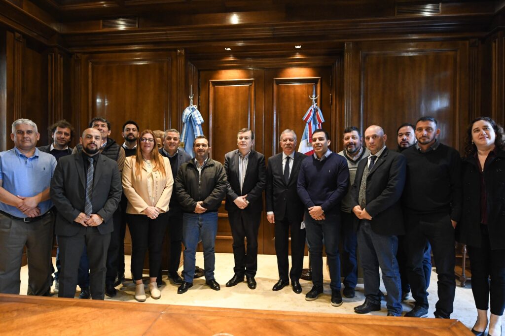 El Gobernador Zamora y el Jefe de Gabinete recibieron a autoridades de la Asociación del personal de tribunales de cuentas de Argentina