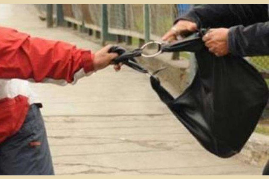 Motochorros atacaron a psicóloga para robarle una billetera