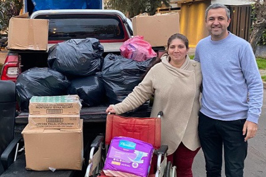 Garza: La Comuna recibió una donación de medicamentos