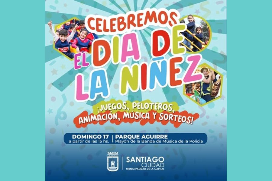 Invitan a compartir una tarde en familia en el Parque Aguirre