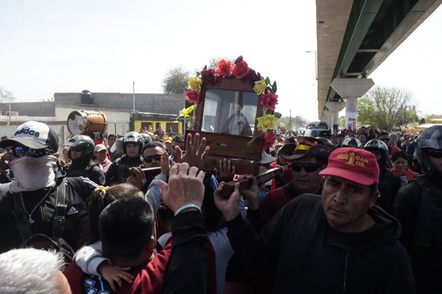 El trayecto de la tradicional procesión de 40 kilómetros en honor a San Gil