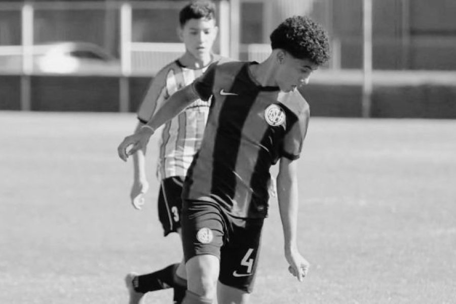 Falleció Valentino Guzmán Zanni, juvenil de San Lorenzo de 15 años
