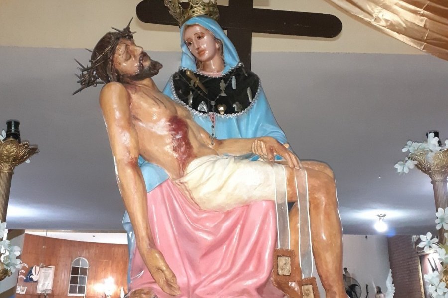 Esta semana celebrarán a la Virgen de la Piedad en el barrio Sarmiento