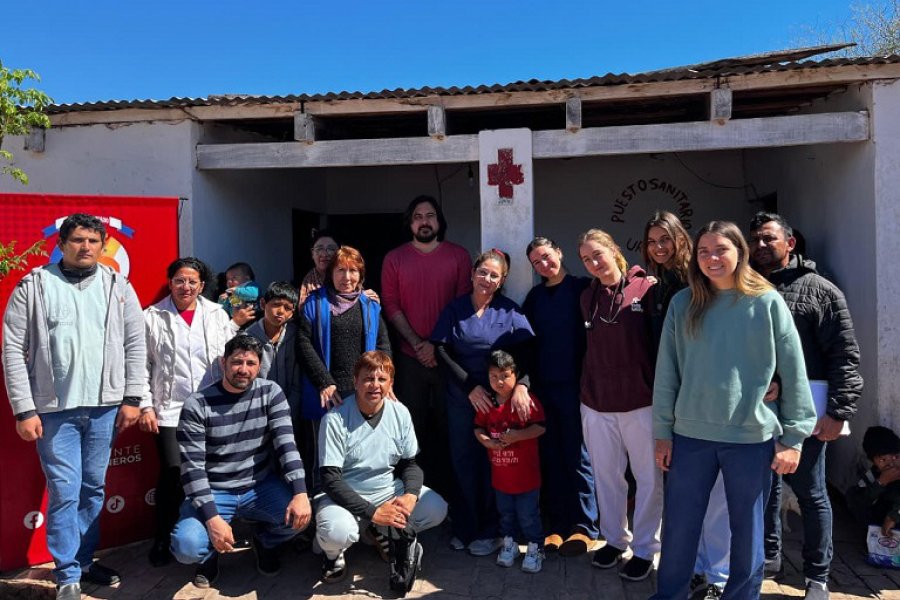 Se concretó un operativo sanitario en la posta sanitaria del paraje Urutaú