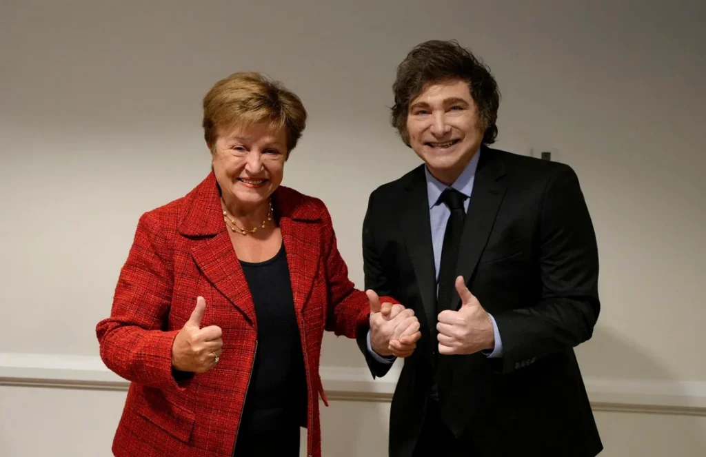 Milei y Caputo se reunirán recién el martes con la jefa del FMI mientras Argentina busca un préstamo de EEUU