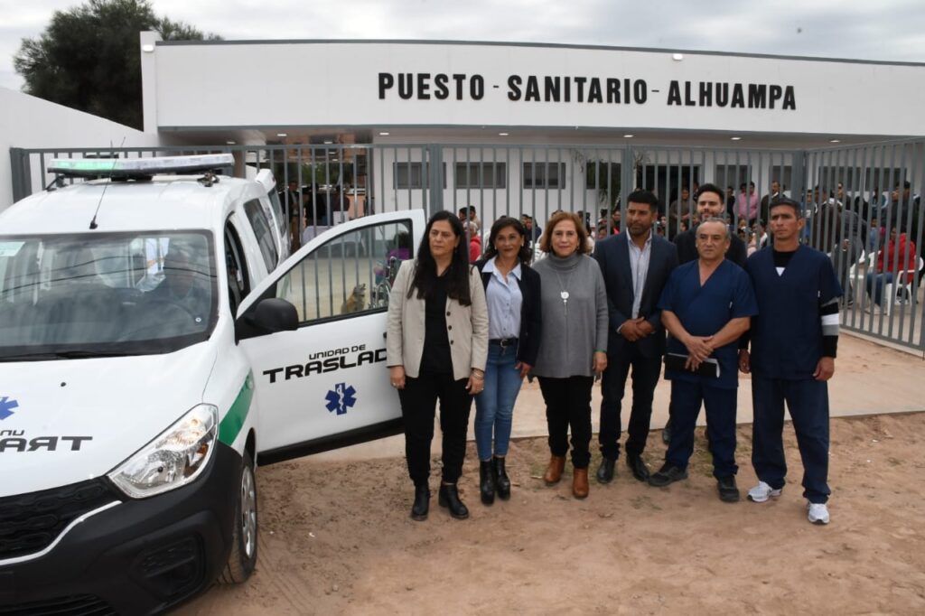 La ministra de Salud Nassif inauguró el nuevo puesto sanitario en Alhuampa