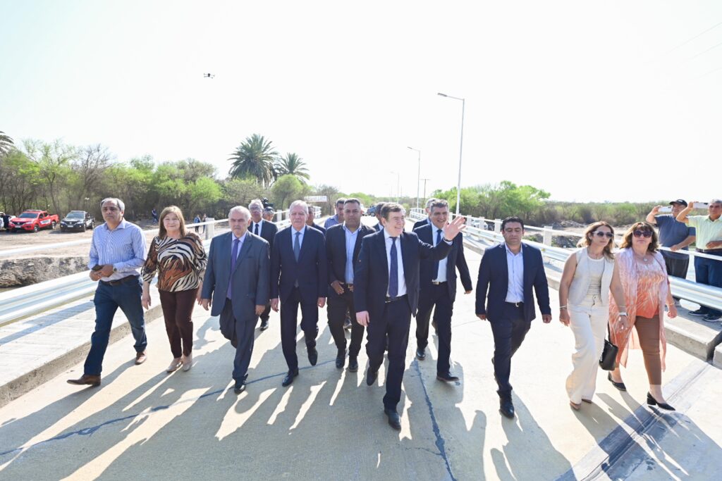 Quedó inaugurada la obra de pavimentación del corredor entre la Ruta Provincial N° 1 y la Ruta N°34 vieja