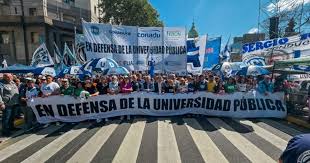 Paro nacional universitario y marcha federal contra el veto de Milei