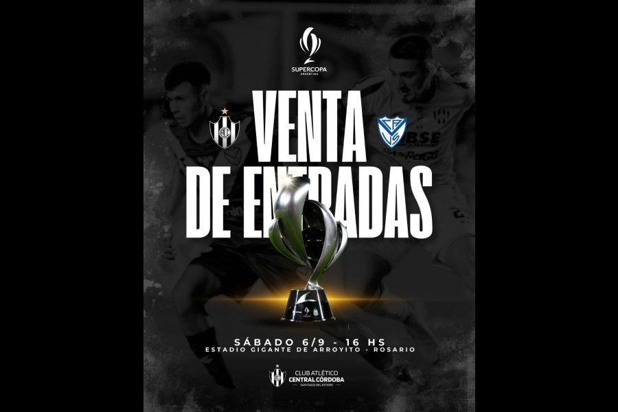 Comienza la venta de entradas para la final entre Central Córdoba y Vélez