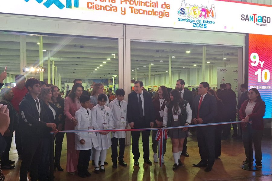 Zamora dejó habilitada la Feria de Ciencia y Tecnología