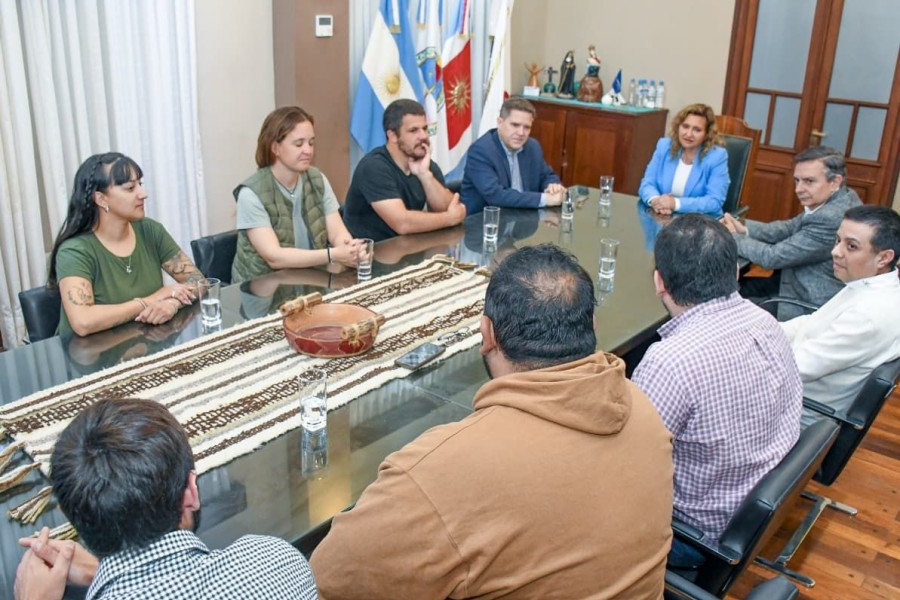 Fuentes recibió a directivos de la Fundación Espartanos