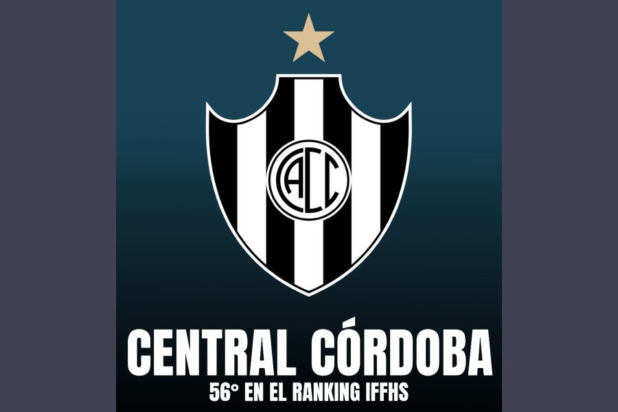 Central Córdoba se posiciona 56° en el ranking mundial de clubes de la IFFHS