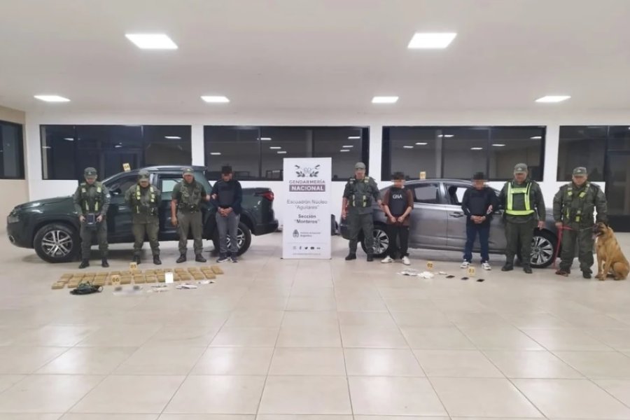 Detuvieron a tres hombres por circular con 43 kilos de cocaína en Tucumán
