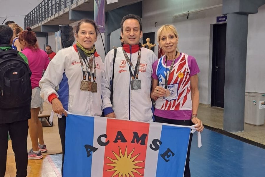 Atletas santiagueños de ACAMSE ganaron siete medallas en el Nacional de Pista y Campo