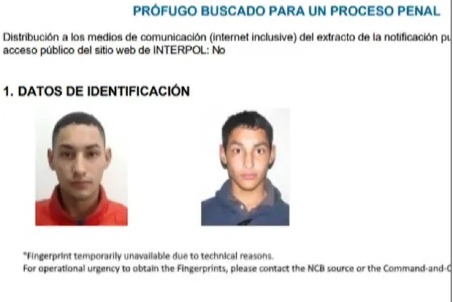 Interpol emitió alerta roja: buscan a Matías Agustín Ozorio, gatillero de «Pequeño J» en el triple femicidio