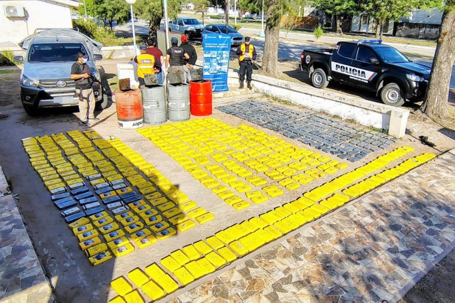 Malbrán: Se incautaron 594 kilos de cocaína