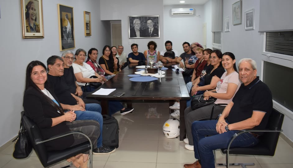 José Emilio Neder recibe a «Los Pichis» y a Trabajadores de la Cultura en una doble jornada José Emilio Neder recibe a «Los Pichis» y a Trabajadores de la Cultura en una doble jornada