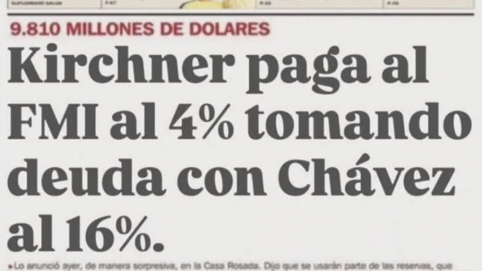 Milei posteó una tapa fake de Clarín para justificar la toma de deuda
