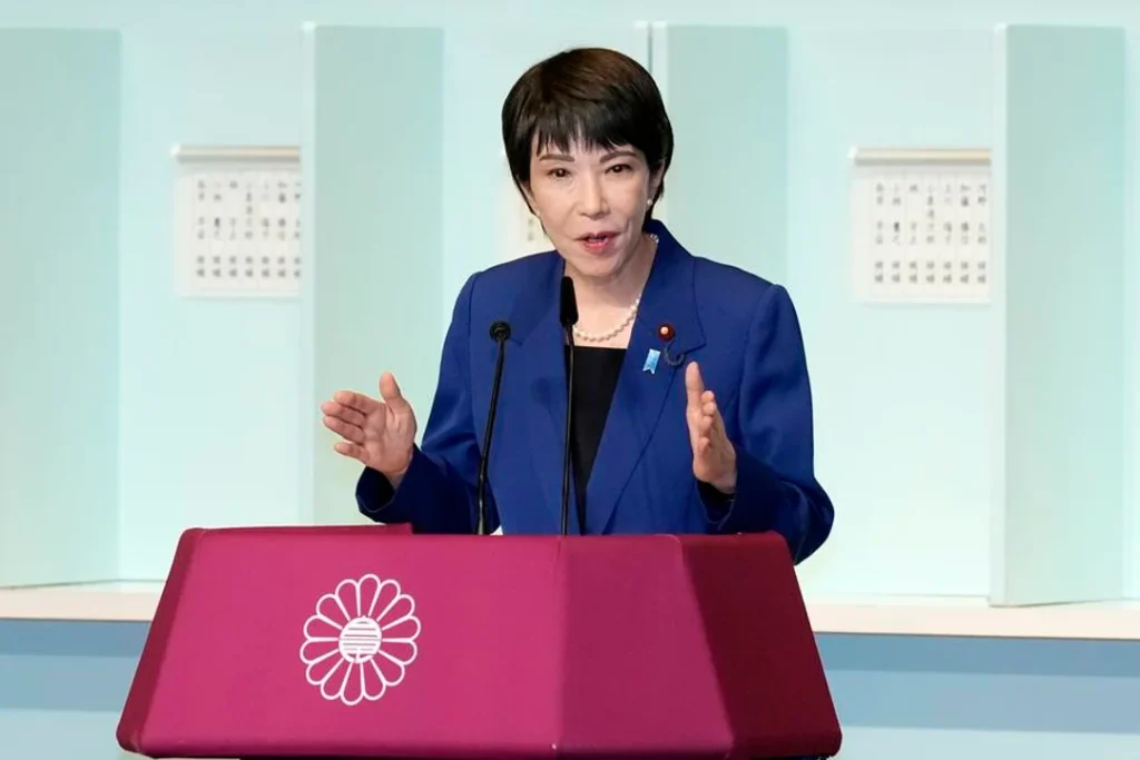 Sanae Takaichi fue elegida como primera ministra de Japón Sanae Takaichi fue elegida como primera ministra de Japón