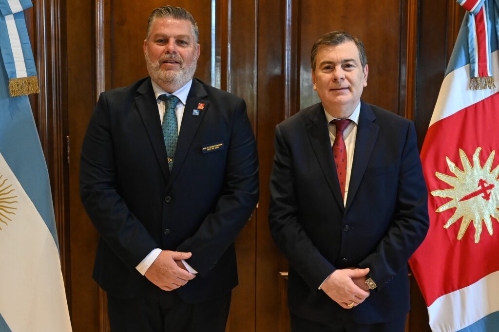 Zamora recibió al gobernador del distrito 4.851 del Rotary Club