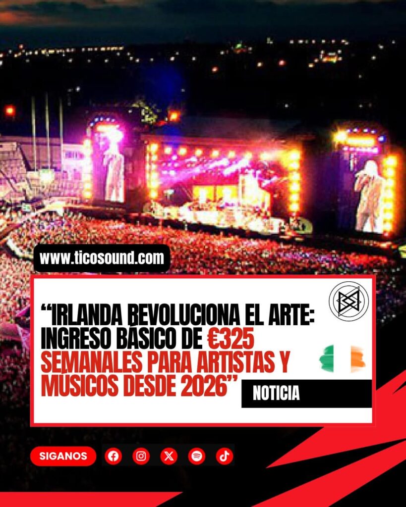 Irlanda revoluciona el arte: El gobierno anuncia ingreso básico semanal de €325 para artistas y músicos a partir de 2026 Irlanda revoluciona el arte: El gobierno anuncia ingreso básico semanal de €325 para artistas y músicos a partir de 2026