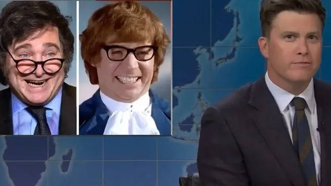 Saturday Night Live compara a Javier Milei con Austin Powers y predice que funcionarios de Donald Trump «huirán a la Argentina»