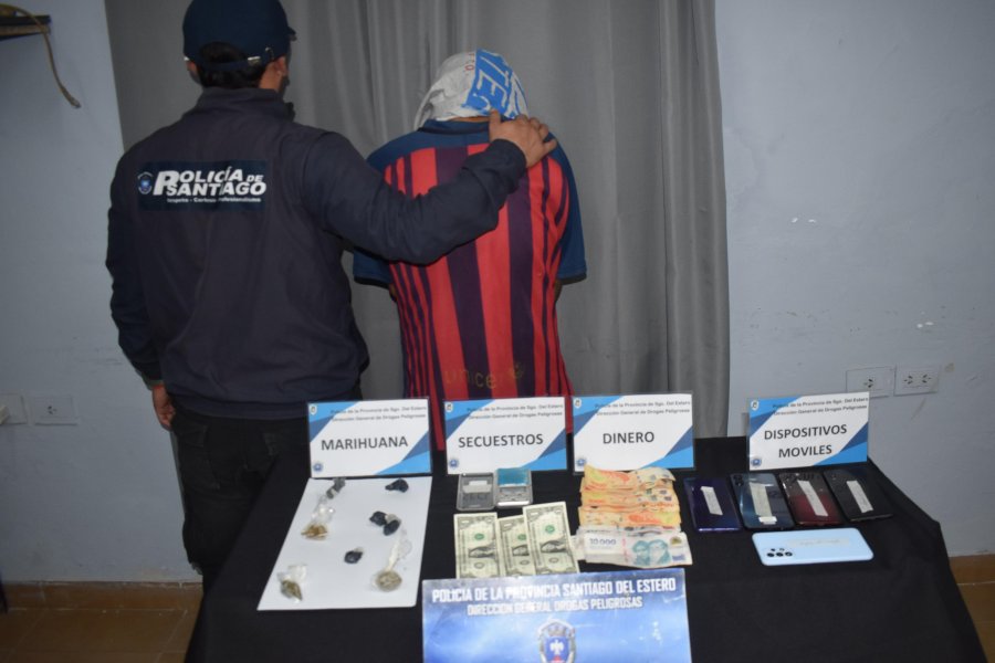 Las Termas: La policía desarticuló un punto de venta de drogas
