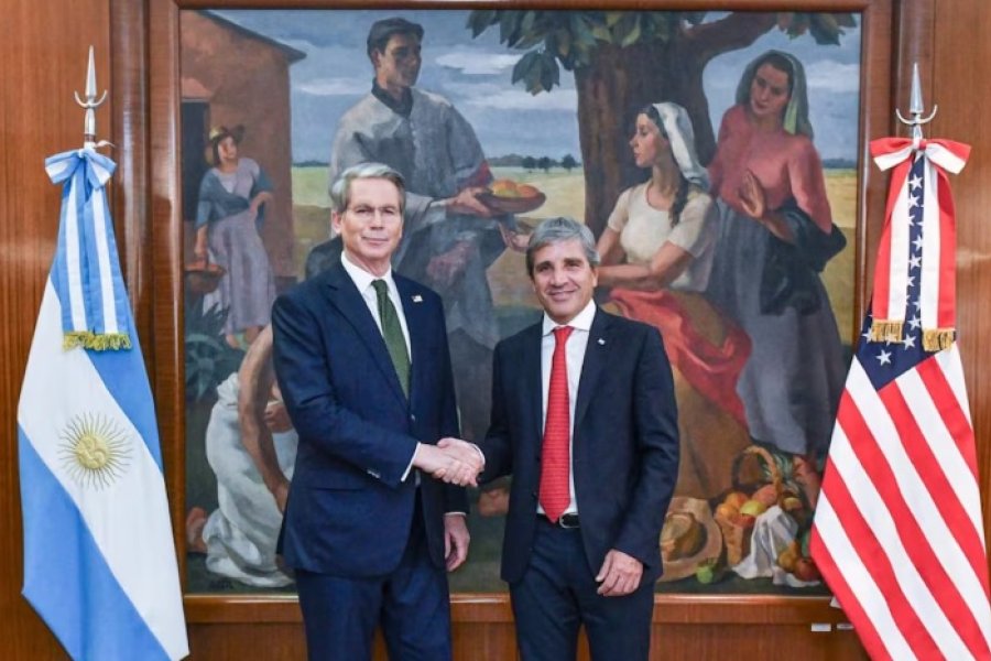 Luis Caputo viajará mañana a EE.UU. tras recibir un nuevo respaldo del secretario del Tesoro