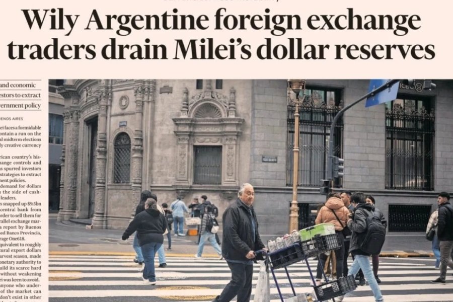Financial Times sobre Argentina: «El fracaso de Milei ha inquietado a los inversores»