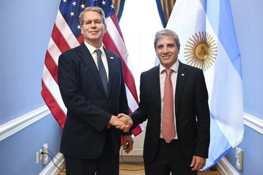 El Tesoro de los Estados Unidos selló un swap con la Argentina por 20 mil millones de dólares