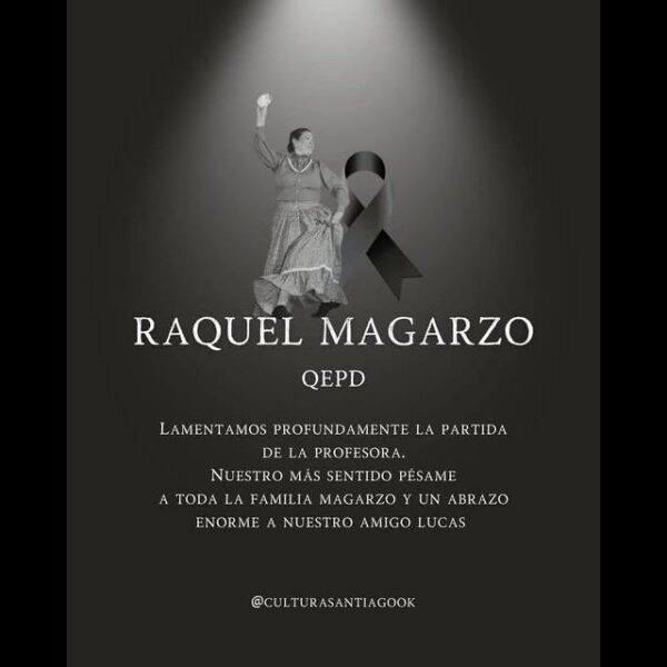 Falleció la profesora y bailarina Raquel Magarzo