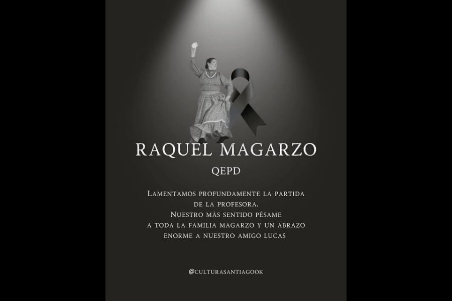Falleció la profesora y bailarina Raquel Magarzo
