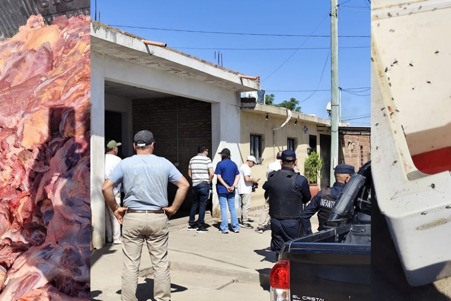 Decomisaron más de 1.000 kilos de carne en mal estado en La Banda
