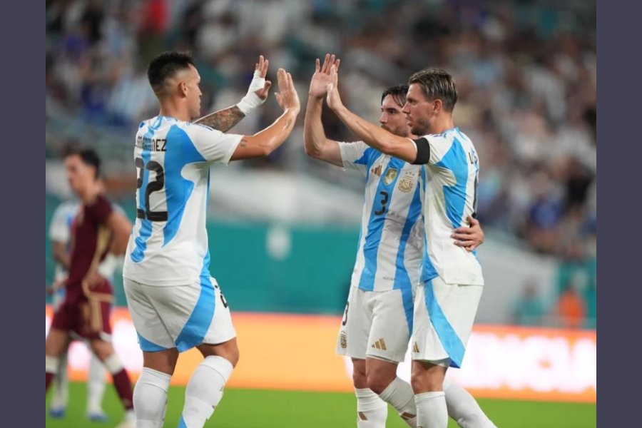 Argentina ganó a Venezuela por 1 a 0