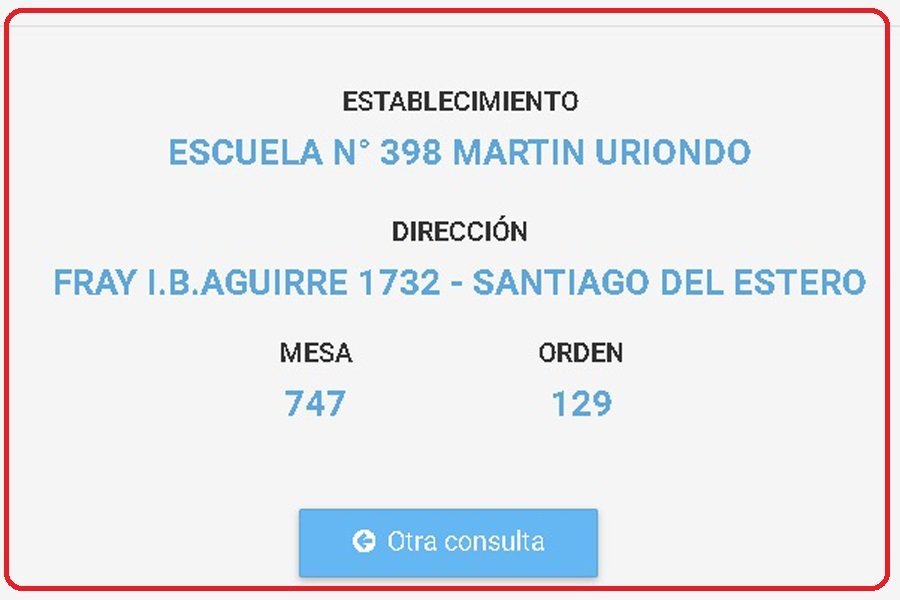 ¿Dónde voto este domingo? Consultá el padrón electoral oficial