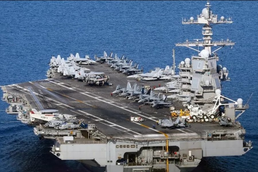 Estados Unidos escaló las tensiones con Venezuela y Colombia: Donald Trump envió al Caribe su portaaviones nuclear más moderno