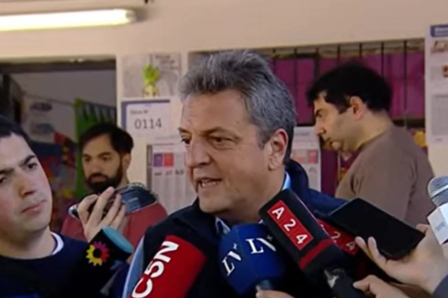 “Estamos en una elección crucial”, sostuvo Massa tras emitir su voto en Tigre