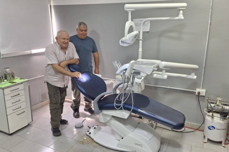 Mejoran servicios de salud: La UPA del barrio Almirante Brown incorpora un nuevo sillón odontológico