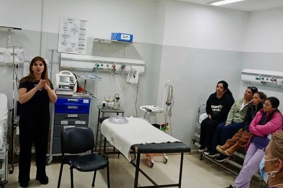 Excelencia profesional: Inició en el Hospital de Frías el ciclo de capacitación en manejo de urgencias y emergencias en Shockroom