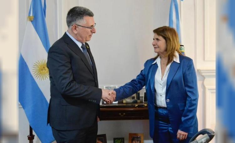 Bullrich refuerza alineamiento con Israel y centra la agenda en la «lucha contra el terrorismo»