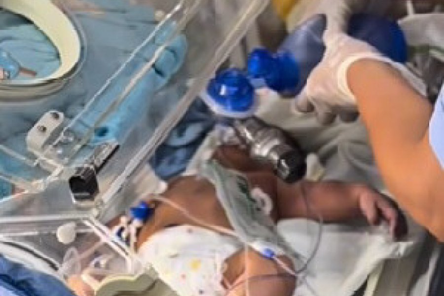 Salvataje de vida: Traslado aéreo de urgencia de un bebé con cardiopatía compleja desde Santiago a Buenos Aires