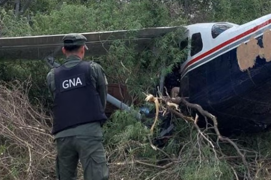 Seguridad: Avioneta con cargamento de cocaína cae en Salta y buscan vehículos que huyeron