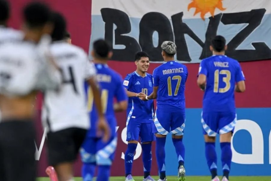 Goleada en el Mundial Sub 17: Argentina 7-0 a Fiyi y clasificación asegurada