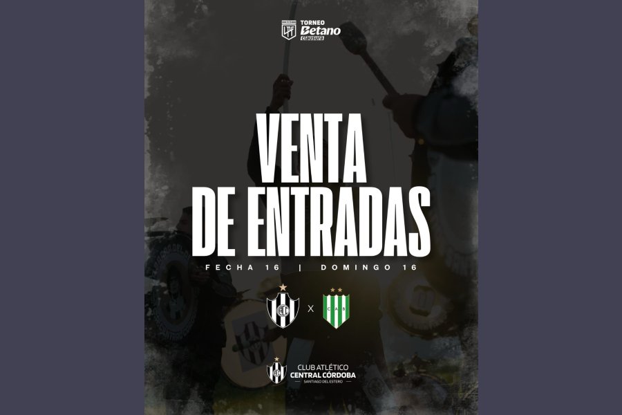 Central Córdoba inicia la venta de entradas para el duelo ante Banfield