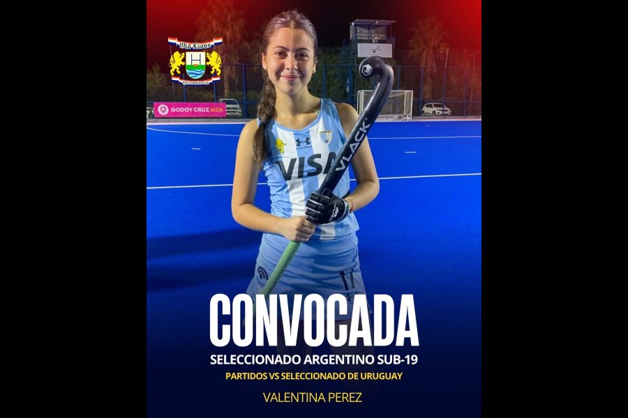 Valentina Pérez de Old Lions convocada a la Selección Argentina Sub 19 de Hockey