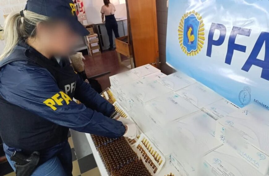 Recuperan más de 82 mil ampollas de fentanilo contaminado tras allanamiento en cuatro provincias