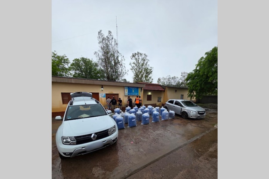 Operativo policial en el norte santiagueño: Incautan más de 500 kilos de hojas de coca