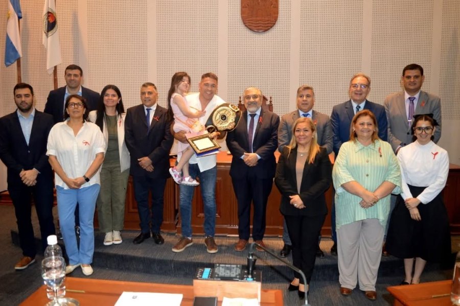 Reconocimiento del Concejo Deliberante a Elio “La Máquina” Trosch