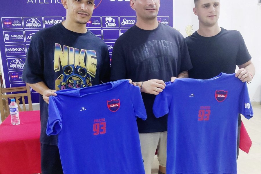 ¡El Gaucho se arma con todo! Melillán, Benítez y Amilivia pusieron la firma y ya entrenan en la Isla